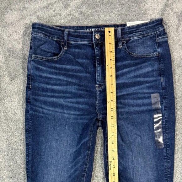 American Eagle Super Hi-Rise Jegging Jeans Women’s Sz 16 Next Level Stretch NWT - Picture 3 of 12